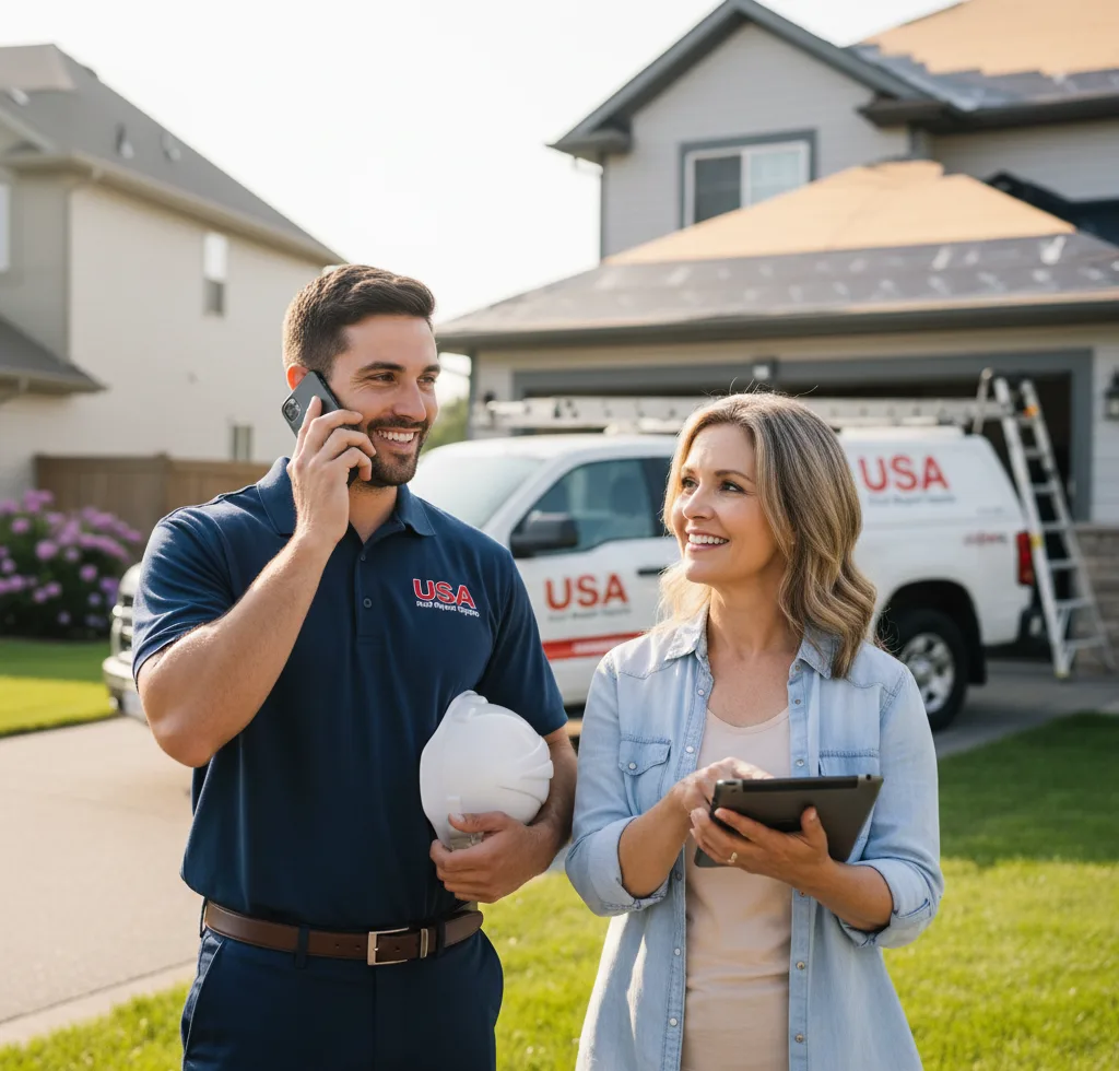 USA Roof Repair Experts customer support in Temperanceville